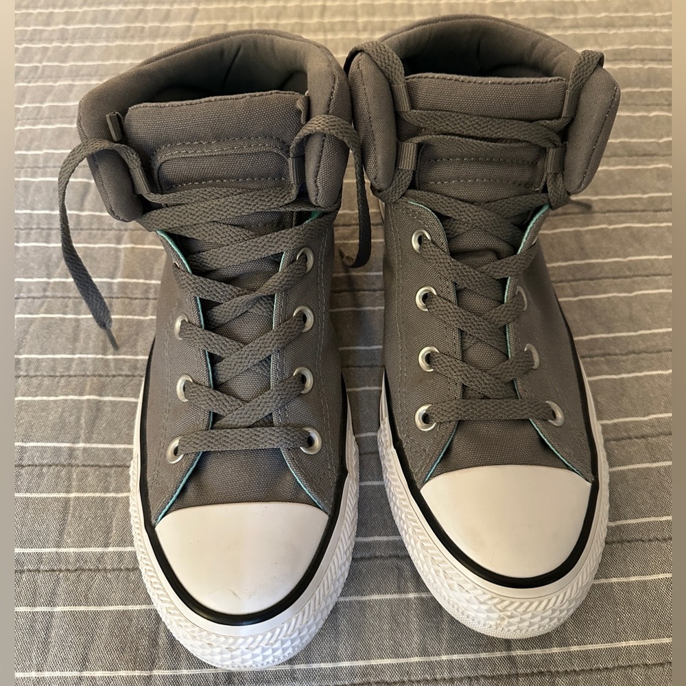 Converse Chuck Taylor All Star Mid-Top Sneakers - Never worn (gray)